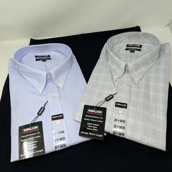 Kirkland Signature Other - Kirkland Signature Cotton Non-Iron Dress Shirts